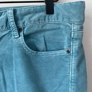 GAP Blue Skinny Boot Cut Cords, Size 12 Tall